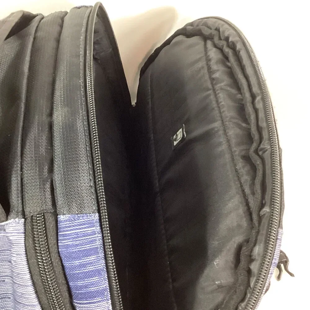 Ogio Juggernaut Backpack - Black/Blue - Patch Over Embroidery *Broken Zipper*